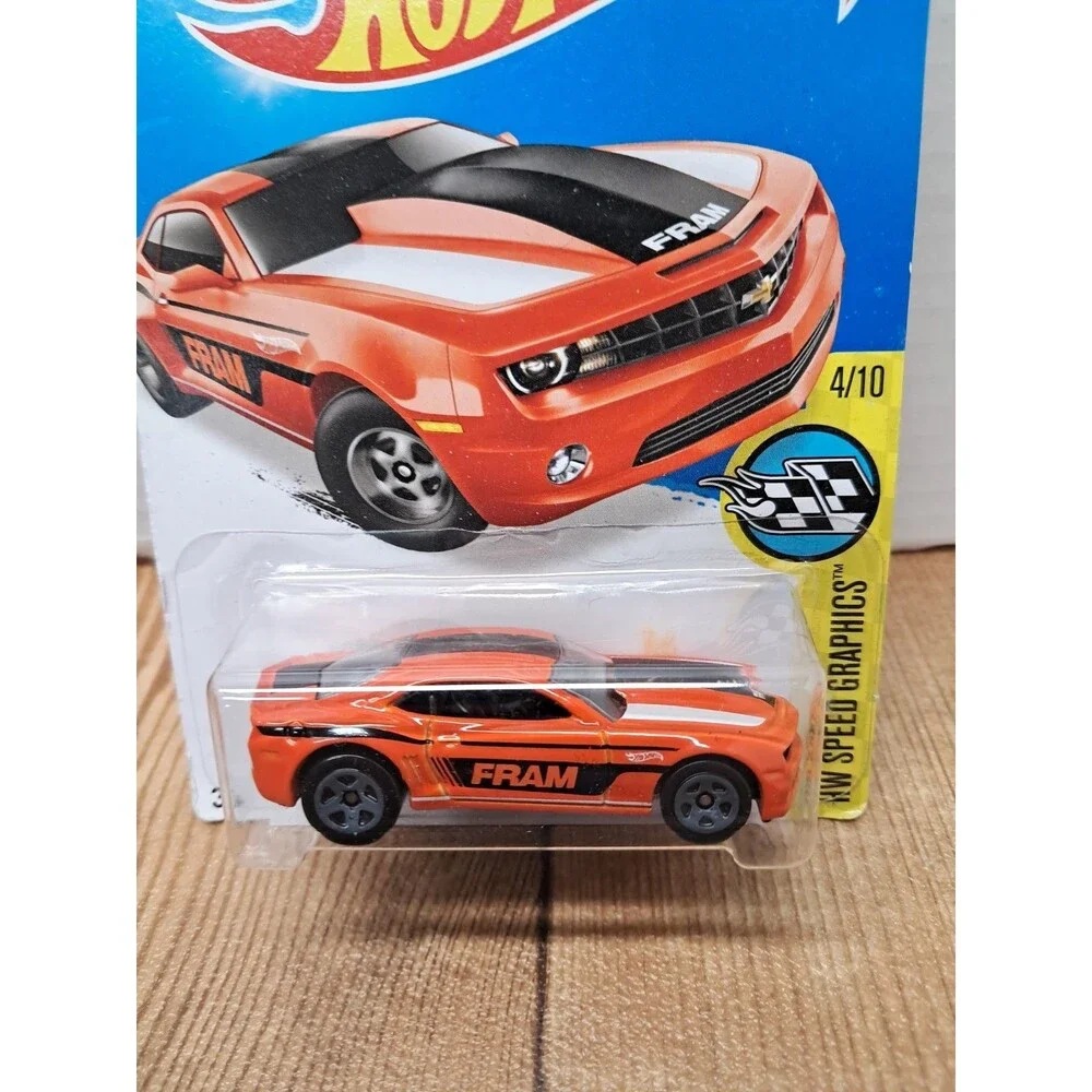 Hot Wheels - '13 Chevrolet COPO Camaro (Orange), Fram, HW Speed Graphics